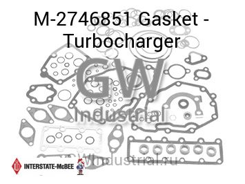 Gasket - Turbocharger — M-2746851