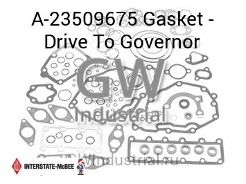 Gasket - Drive To Governor — A-23509675