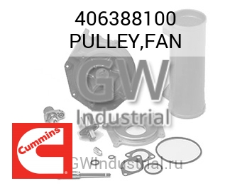 PULLEY,FAN — 406388100