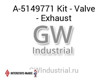 Kit - Valve - Exhaust — A-5149771