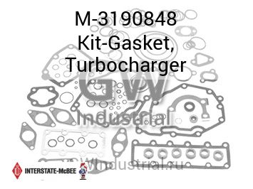 Kit-Gasket, Turbocharger — M-3190848