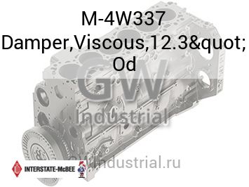 Damper,Viscous,12.3" Od — M-4W337