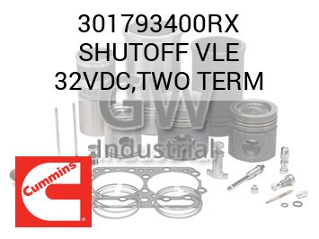 SHUTOFF VLE 32VDC,TWO TERM — 301793400RX