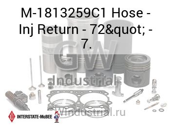 Hose - Inj Return - 72" - 7. — M-1813259C1