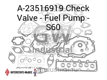 Check Valve - Fuel Pump - S60 — A-23516919