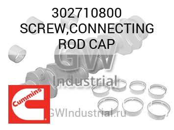 SCREW,CONNECTING ROD CAP — 302710800