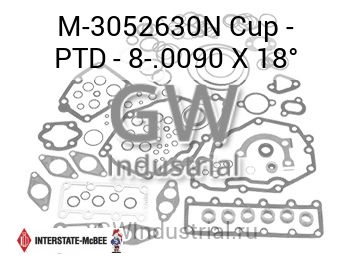 Cup - PTD - 8-.0090 X 18° — M-3052630N