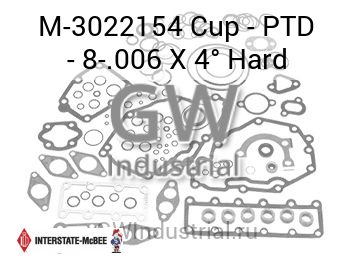 Cup - PTD - 8-.006 X 4° Hard — M-3022154