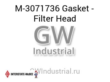 Gasket - Filter Head — M-3071736