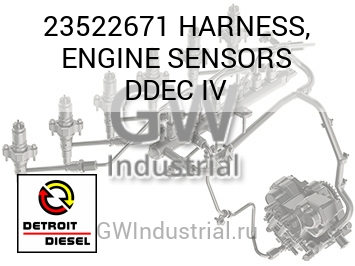 HARNESS, ENGINE SENSORS DDEC IV — 23522671