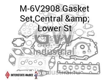 Gasket Set,Central & Lower St — M-6V2908