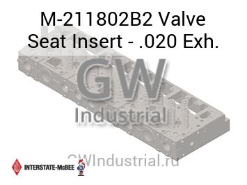 Valve Seat Insert - .020 Exh. — M-211802B2